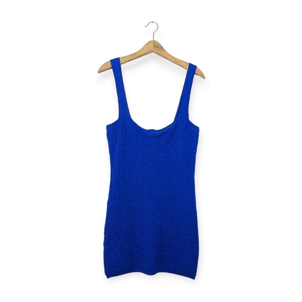 NWT Free People Beach Women’s Beach Short and Sweet Mini Blue Dress Size L